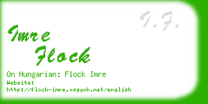 imre flock business card